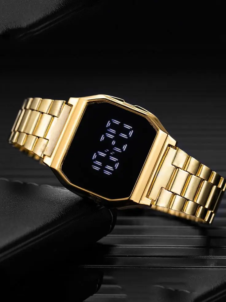 La Montre Digital LED "Gold Edition"