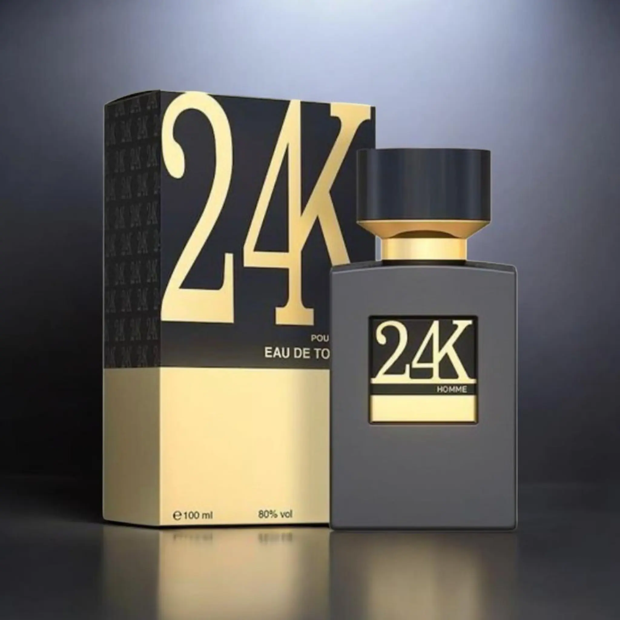 Parfum 24K Homme – Édition Or Absolu – 100ml