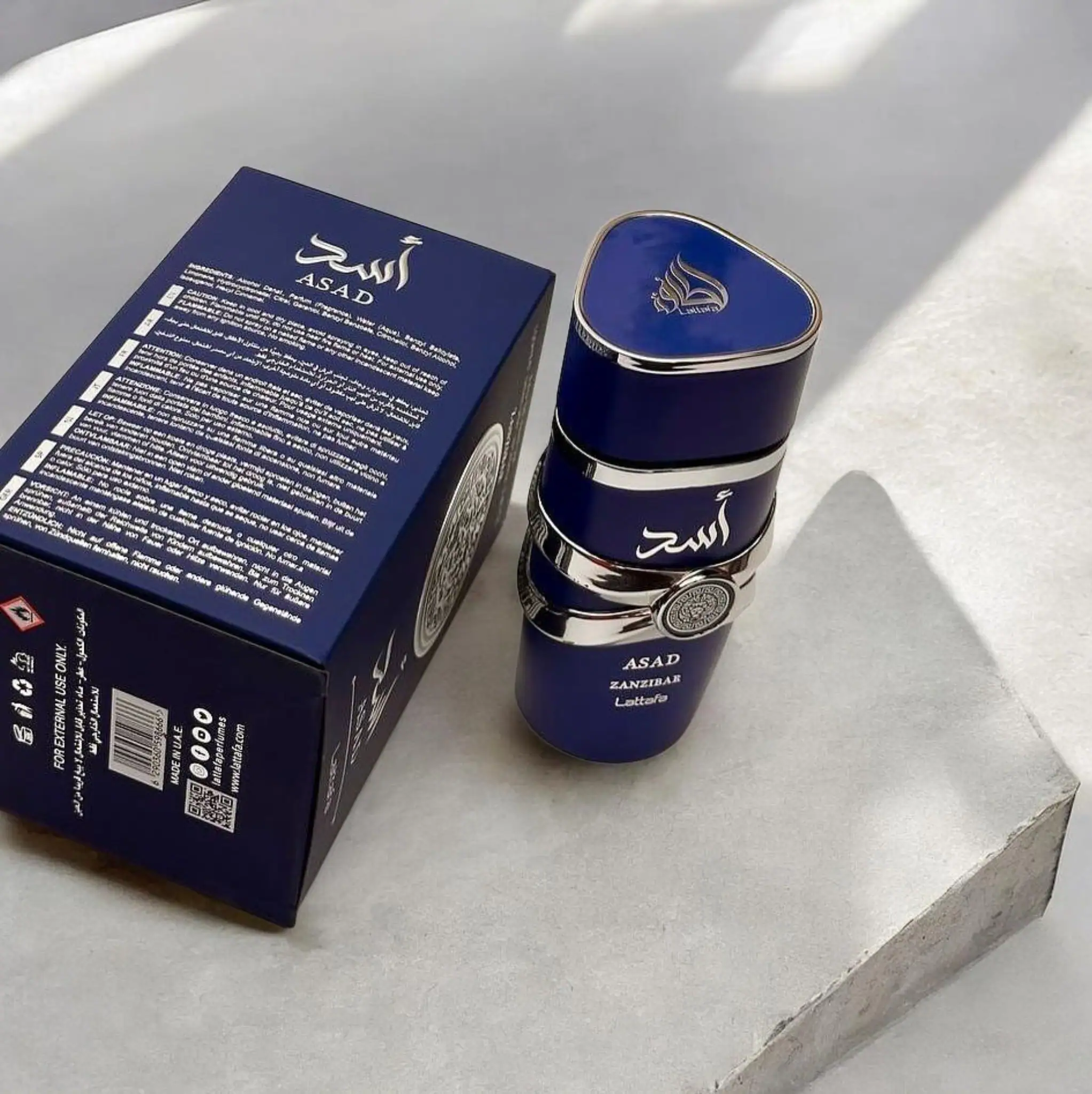 Eau de Parfum Asad Zanzibar par Lattafa – 100ml