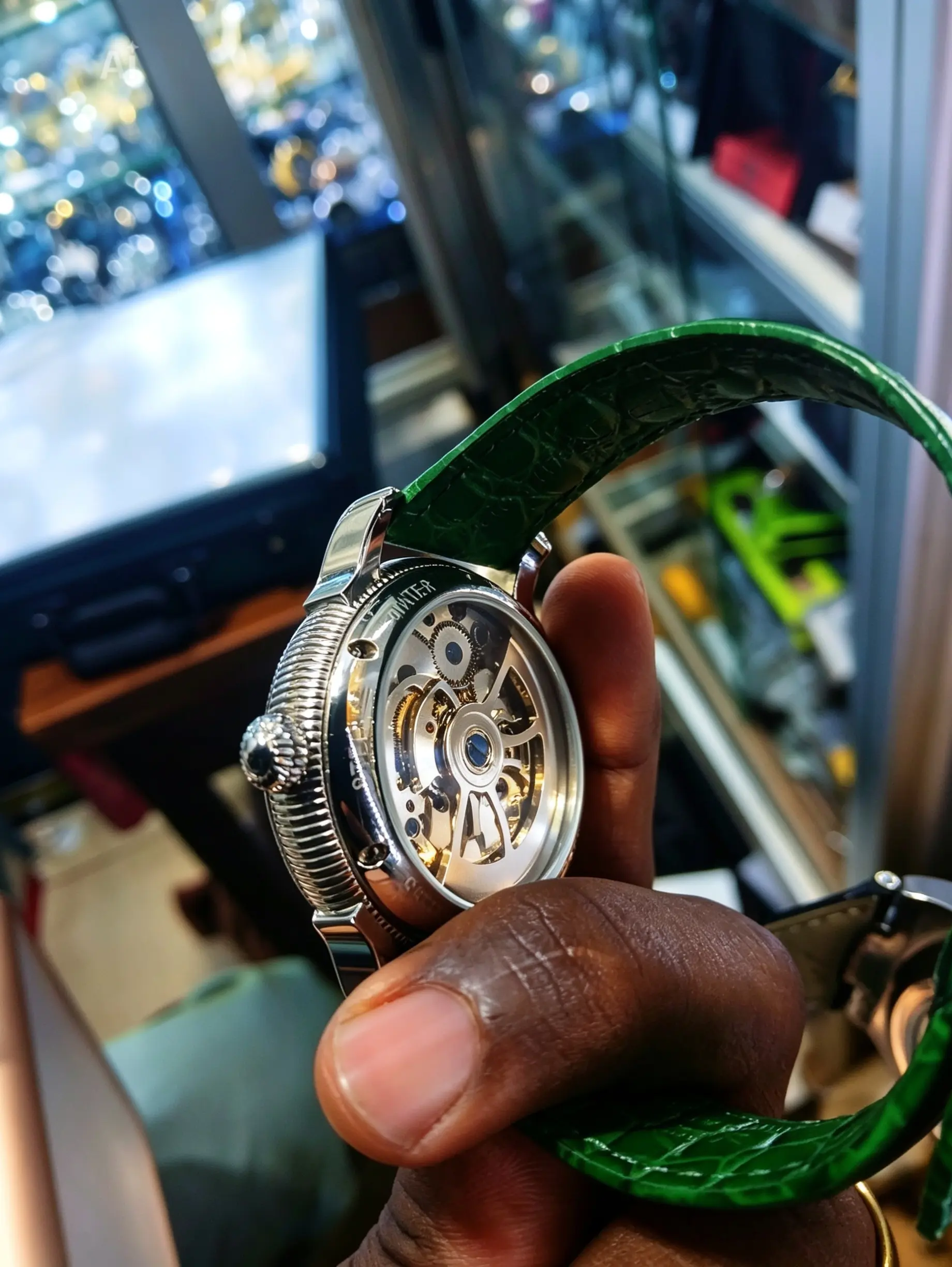 Montre Automatique Style Traditionnelle - Double Tourbillon